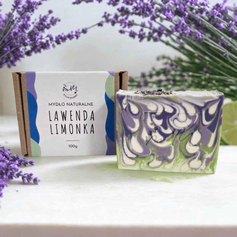Mydło naturalne Lawenda limonka