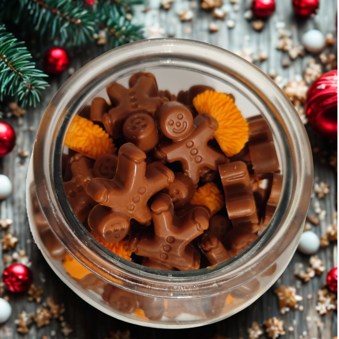 Mini wosk sojowy Ludzik Korzenna Pomarańcza 1szt - 6g