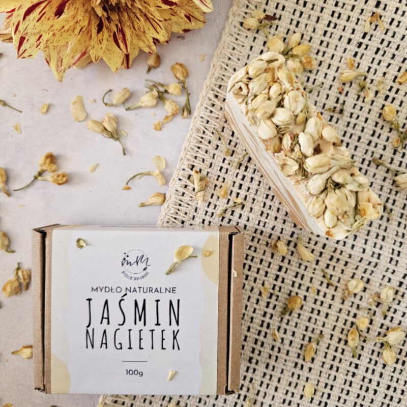 NOWOŚĆ Mydło naturalne Jaśmin Nagietek