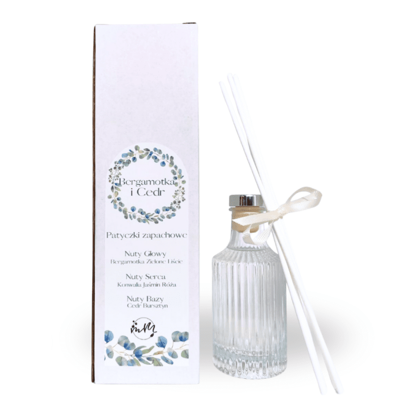 Patyczki zapachowe Bergamotka i Cedr