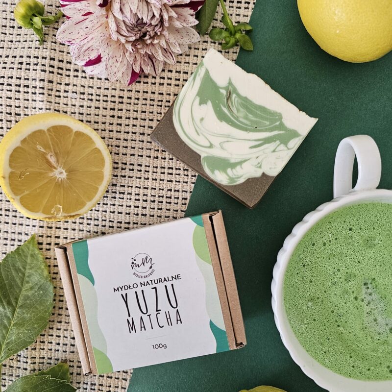 NOWOŚĆ Mydło naturalne Yuzu Matcha