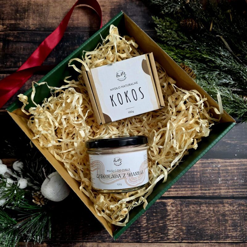 PROMOCJA Zestaw prezentowy 10 *Słodkie Święta* mydło naturalne, masło do ciała