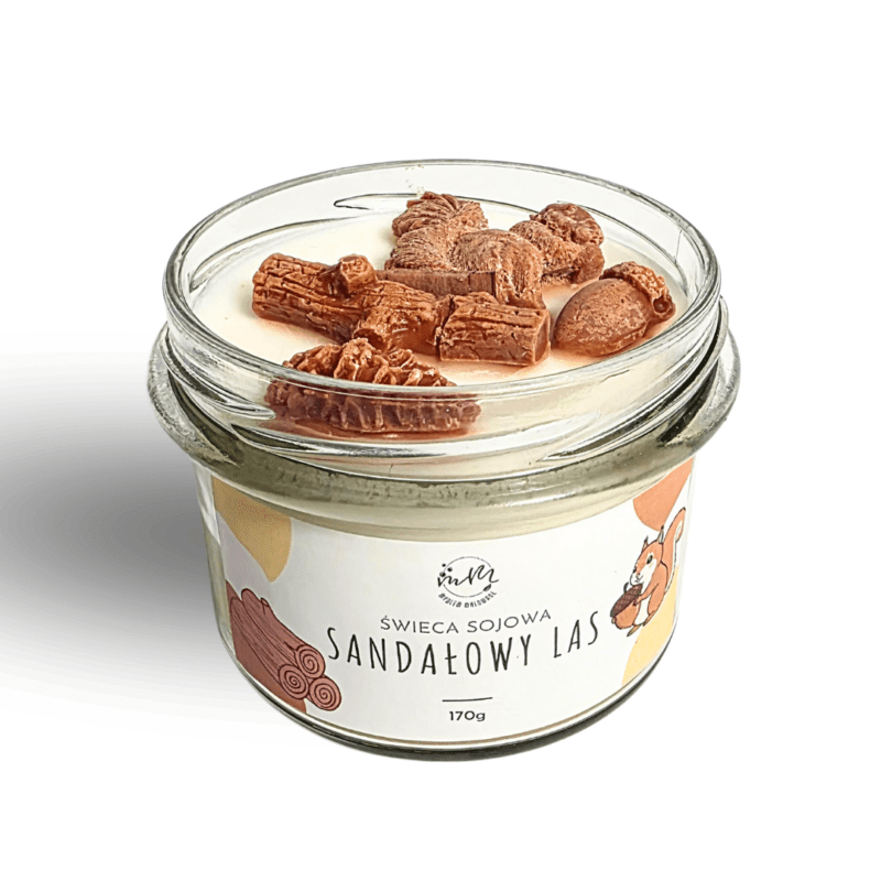 NOWOŚĆ! Świeca sojowa Sandałowy Las