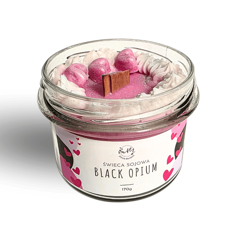 NOWOŚĆ! Świeca sojowa Black Opium