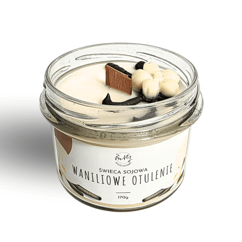 NOWOŚĆ! Świeca sojowa Waniliowe Otulenie