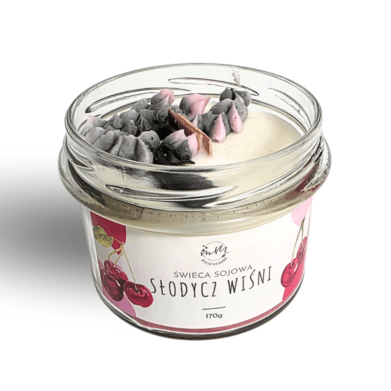NOWOŚĆ! Świeca sojowa Słodycz Wiśni