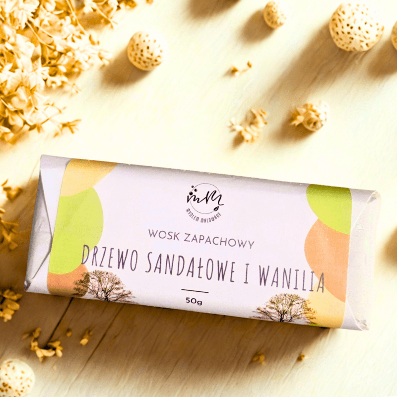 Wosk zapachowy Drzewo Sandałowe i Wanilia