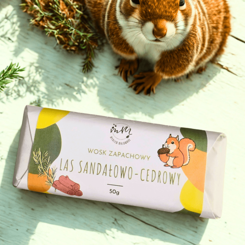 Wosk zapachowy Las Sandałowo-Cedrowy