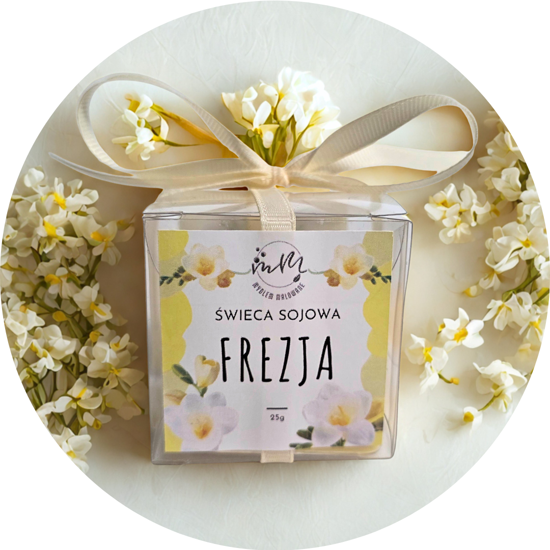 WIELKI POWRÓT! Świeca sojowa Frezja - 3 warianty