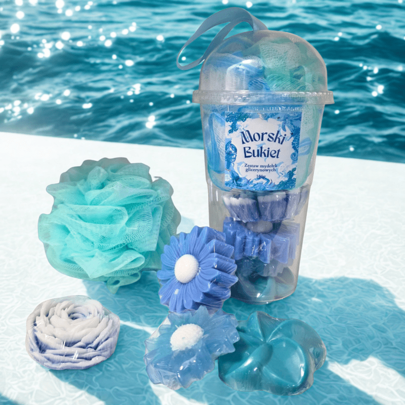 Zestaw mydełek glicerynowych Morski Bukiet 150g